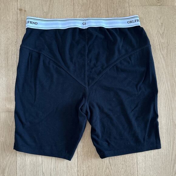 GRLFRND - Boxer Bike Shorts in Black & White - Picture 3 of 3